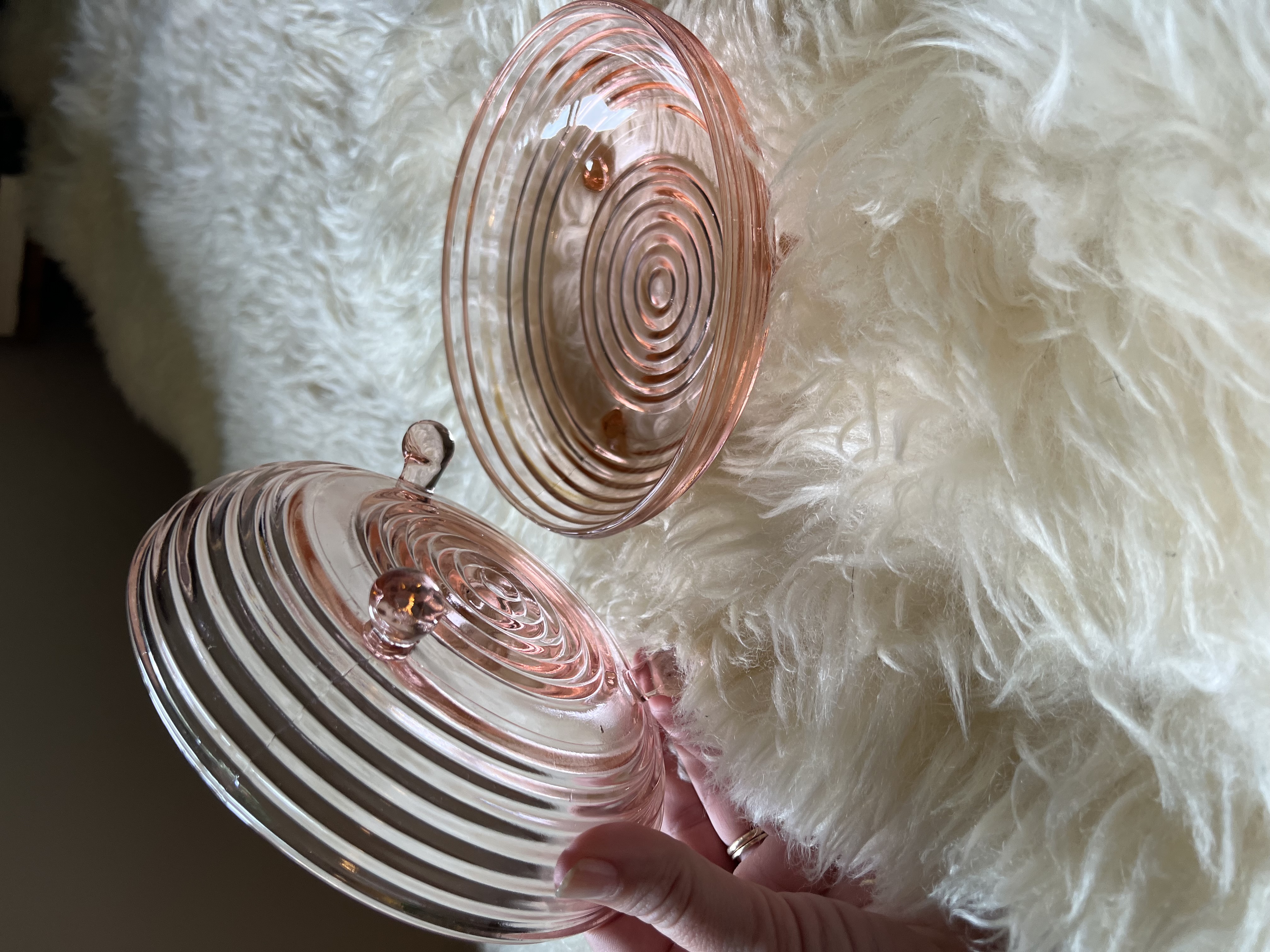 Pink-glass